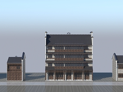 中式古建筑 古建