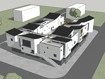 新中式中式民宿建筑 平地民宿建筑 滨水民宿建筑 山地民宿建筑 窑洞民宿建筑 集装箱民宿建筑