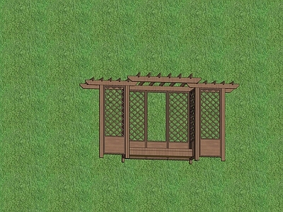 新中式廊架 廊架