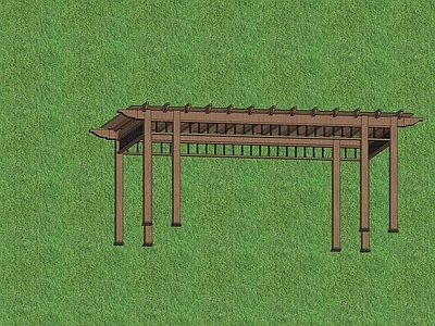 新中式廊架 廊架