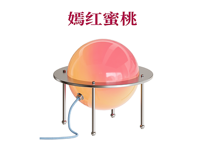 复古台灯 包豪斯台灯 不锈钢台灯 书桌床头台灯 装饰台灯 渐变色台灯