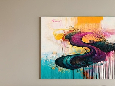 现代挂件 装饰画艺术画油画