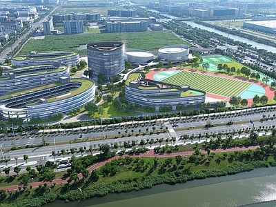 现代学校建筑 学校宿舍 学校食堂 宿舍