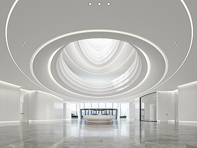 现代简约博物馆 现代展馆 博物馆