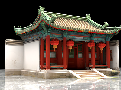 中式古建 古建筑