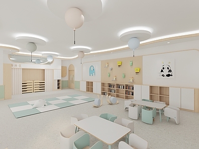 现代幼儿园 现代幼儿园托育室 幼儿园休息室
