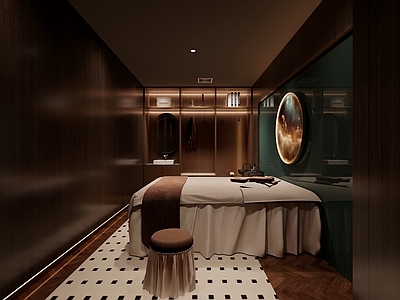 新中式现代足浴店 足浴 spa 足浴包间 按摩