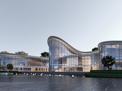 现代展览馆建筑 现代展馆