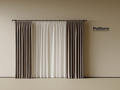 现代窗帘 纱帘 布帘