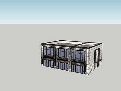 现代小公建 2层小商业