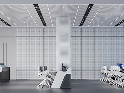 现代简约其他通用空间 指挥大厅 作战室 指挥中心 数据中心