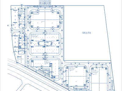 厂房景观 新建厂房室外景观 施工图