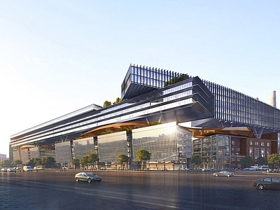 现代其他工业建筑 现代厂房 城市更新 工业遗址 厂房改造 网红打卡地