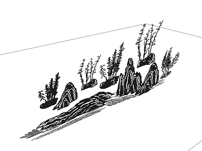 现代天桥 挂件