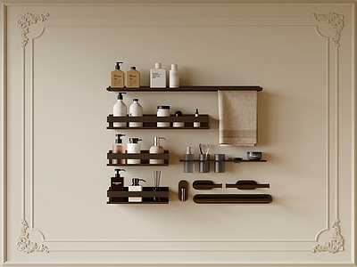 洗浴用品 毛巾 香薰 毛巾架 洗浴用品摆件 牙杯牙刷