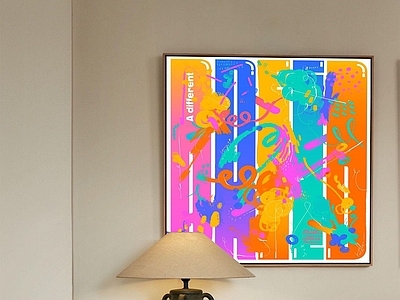 现代挂件 装饰画艺术画油画