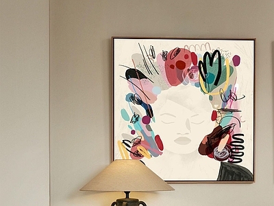 现代挂件 装饰画艺术画油画