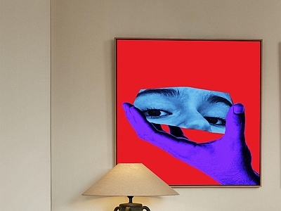 现代挂件 装饰画艺术画油画