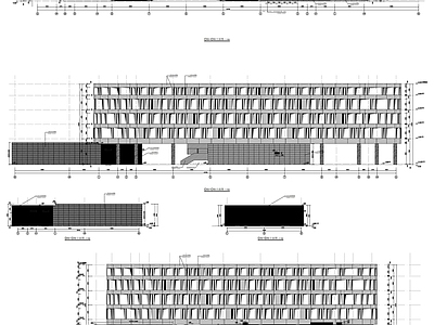 现代学校建筑 教学楼建筑图 施工图