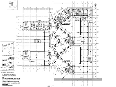 现代学校建筑 全校全套建筑图纸 施工图