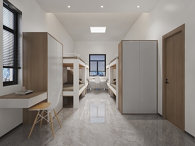 现代原木宿舍 现代上下床宿舍 现代原木员工宿舍 现代原木学校宿舍