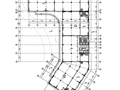 现代产业园建筑 生产用房建筑图 施工图