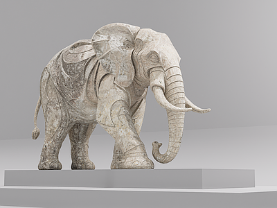 现代雕塑 大象景观雕塑 动物网红雕塑 网红商业小品 景观艺术小品 大象商业IP雕塑
