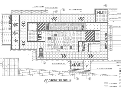 景观节点 儿童主题游戏空间 施工图