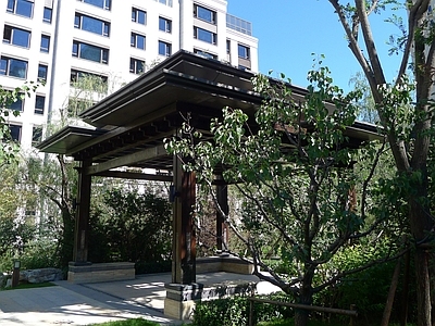 新中式中式亭子 新中式景观亭 施工图