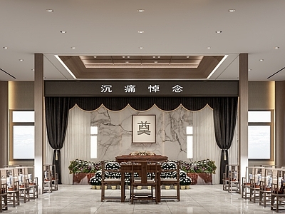 新中式中式其他公共空间 灵堂 守灵厅 殡仪馆