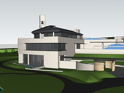 现代风格建筑 现代商业建筑 现代建筑