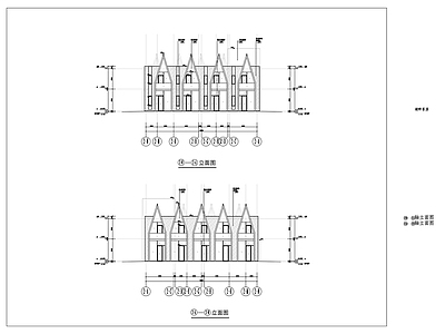 现代民宿建筑 湖畔客房方案 施工图