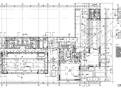 现代其他公共建筑 室内泳池建筑方案 施工图