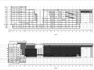现代产业园建筑 产业园科研楼建筑 施工图