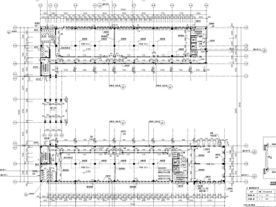 现代学校建筑 实训楼 职业学校 施工图