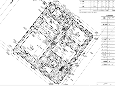 现代产业园建筑 生态生产产业园 施工图