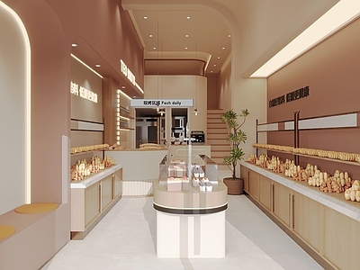 奶油侘寂其他商业空间 甜品店 门头