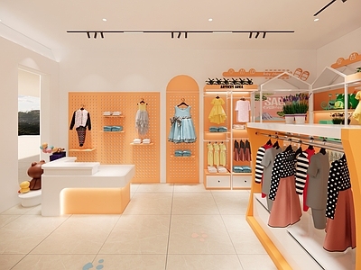 现代服装店 儿童服装店 女装店