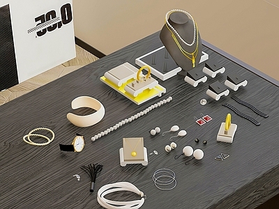 现代珠宝店 首饰珠宝 银饰 金饰 耳环 耳 手环 手镯 项链