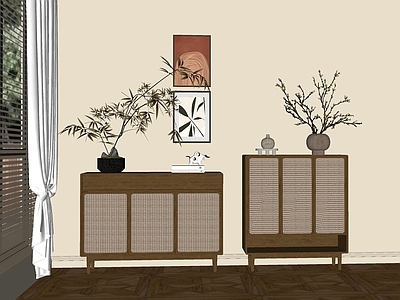 中古侘寂餐边柜 中古侘寂玄关柜