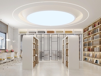 现代图书馆 现代图书馆 阅读室 会议室 吧台
