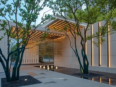 现代轻奢商业综合体景观 路劲美的竹林壹号 未来街区竹林壹号 斯卡怕景观运用 常州市政转角景观 竹林壹号示范区