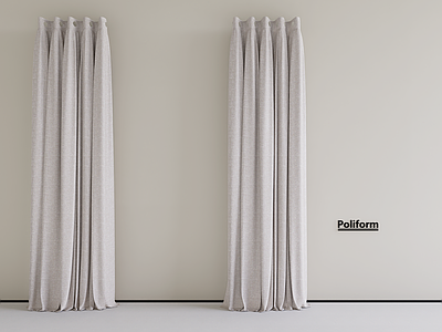 现代窗帘 纱帘 布帘 窗帘 双帘