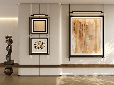 现代挂画 画框 画卷 办公室挂画 客厅挂画 玄关挂画