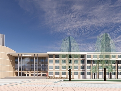 现代简约小学 小学 完全小学