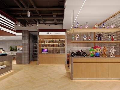现代新中式西餐厅 自助西餐厅 餐饮店 火锅店