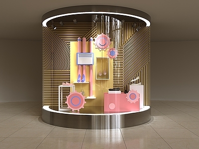 现代简约橱窗 鞋服橱窗