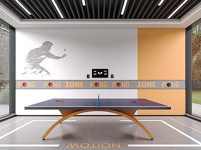 现代活动室 乒乓球室 台球室 活动室