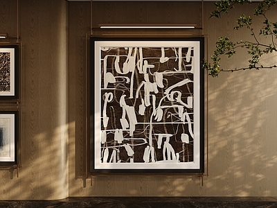 现代挂画 客厅挂画 玄关挂画 字画 画框