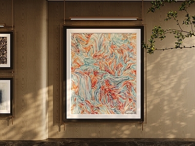 现代挂画 客厅挂画 画框 玄关挂画 办公室挂画 茶室挂画